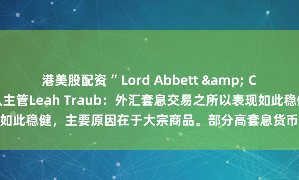 港美股配资 ”Lord Abbett & Co.投资组合经理兼外汇团队主管Leah Traub：外汇套息交易之所以表现如此稳健，主要原因在于大宗商品。部分高套息货币“受益于油气价格上涨”。